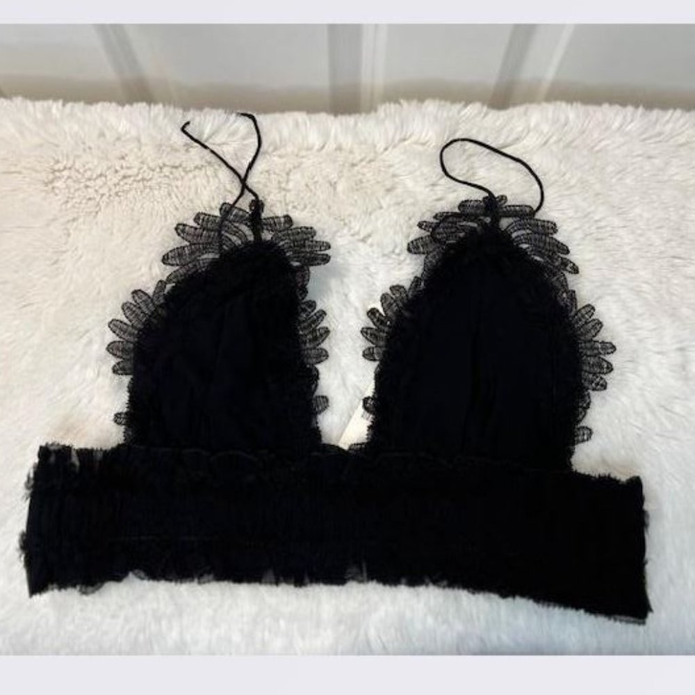 Magali Pascal Lace Cropped Bralette from Anthropologie - Size Medium - NTW - Picture 6 of 7